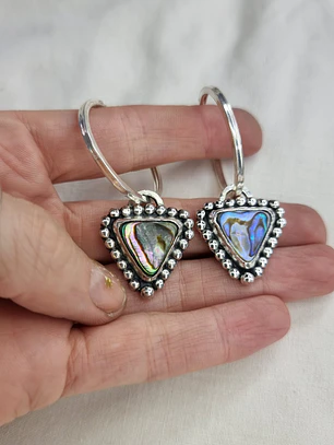 Argollas triangulo abalone 2