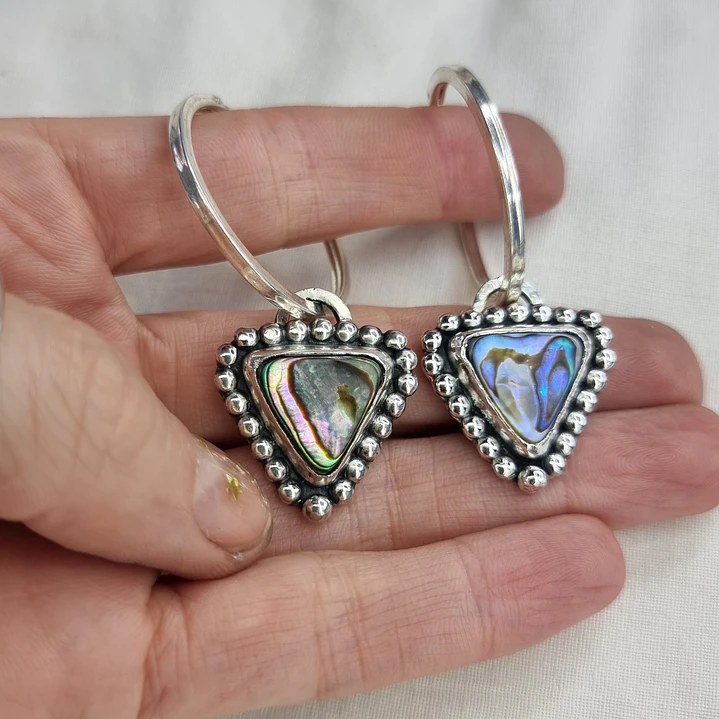 Argollas triangulo abalone 2 1