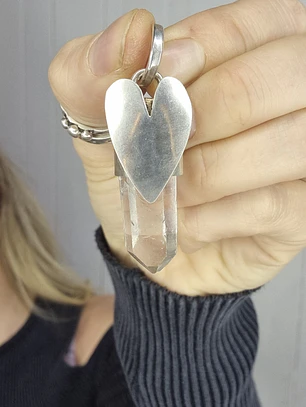 Cuarzo cristal corazon