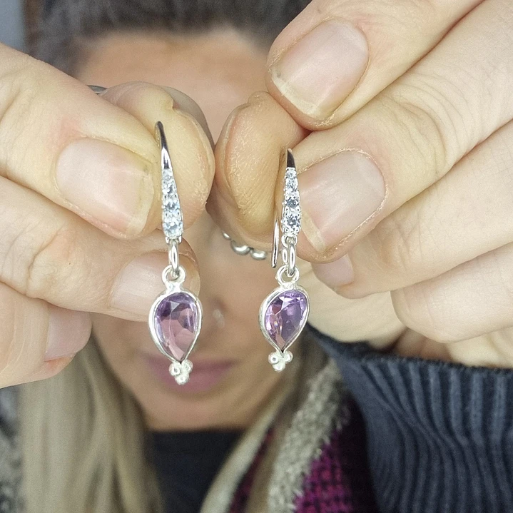 Aros Fancy amatista  1