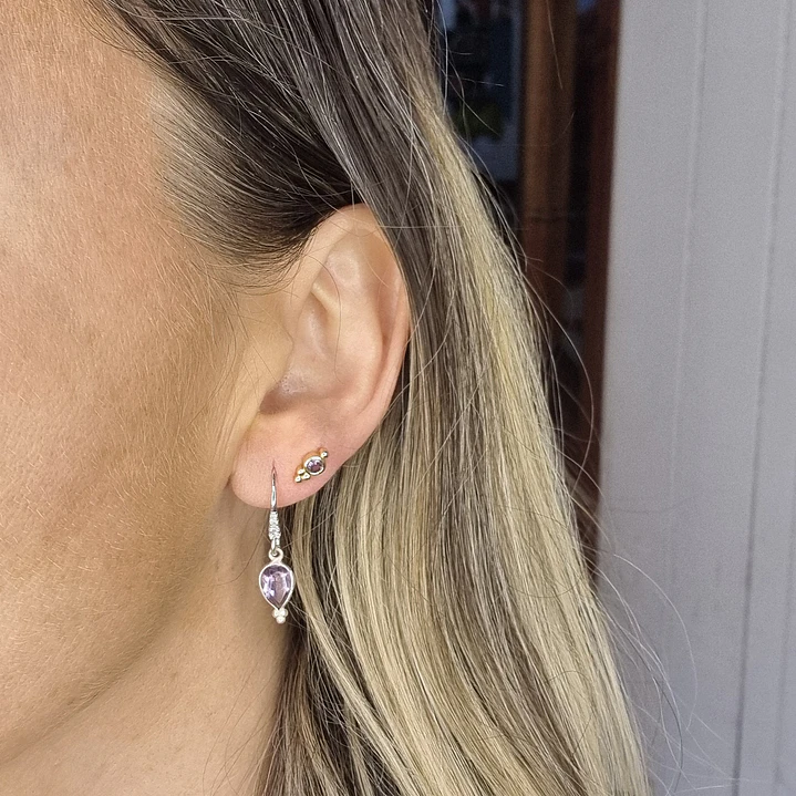 Aros Fancy amatista  2