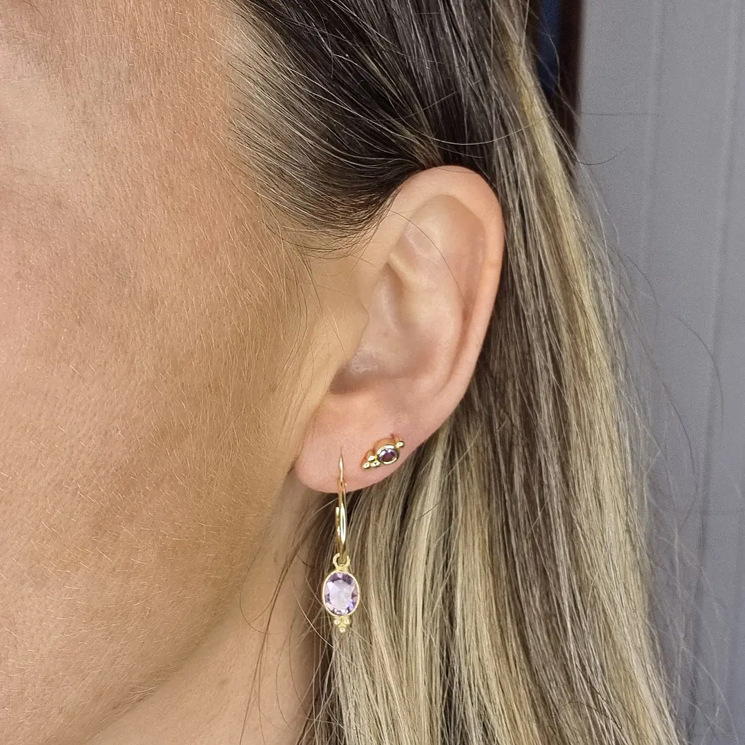 Argollas Fancy Amatista 2