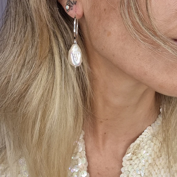 Argolla Facetada Perla 1