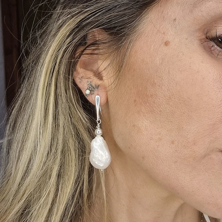 Aros perla barroca XL 2