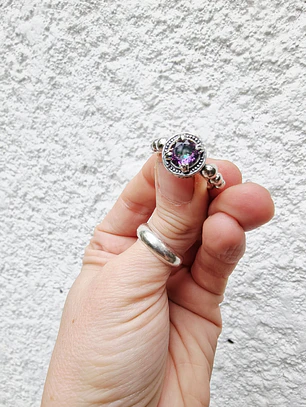 Anillo Vintage Topacio Místico