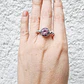Anillo Vintage Circón Rosé - Miniatura 3