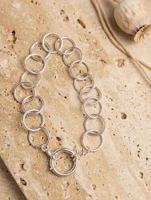 Pulsera eslabones redondos