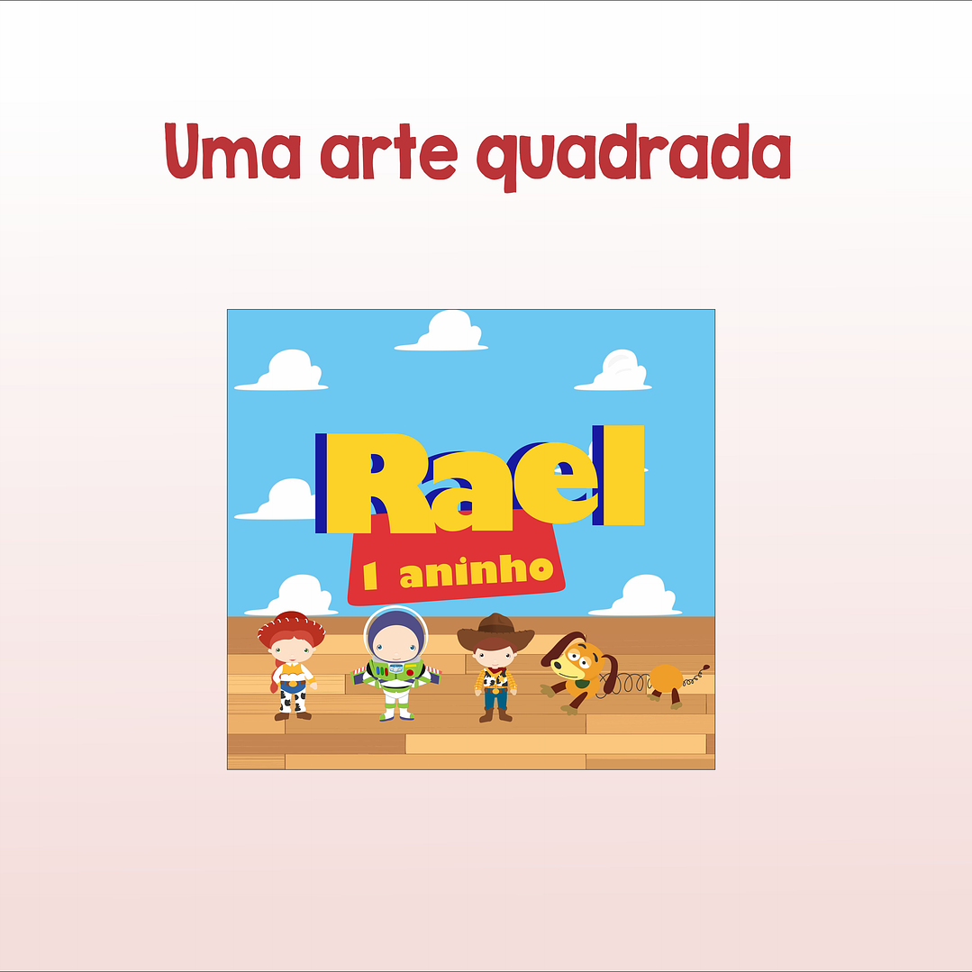 Kit ID Visual Toy Story 3