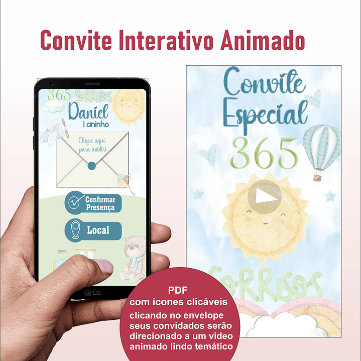 Convite Interativo Animado 1