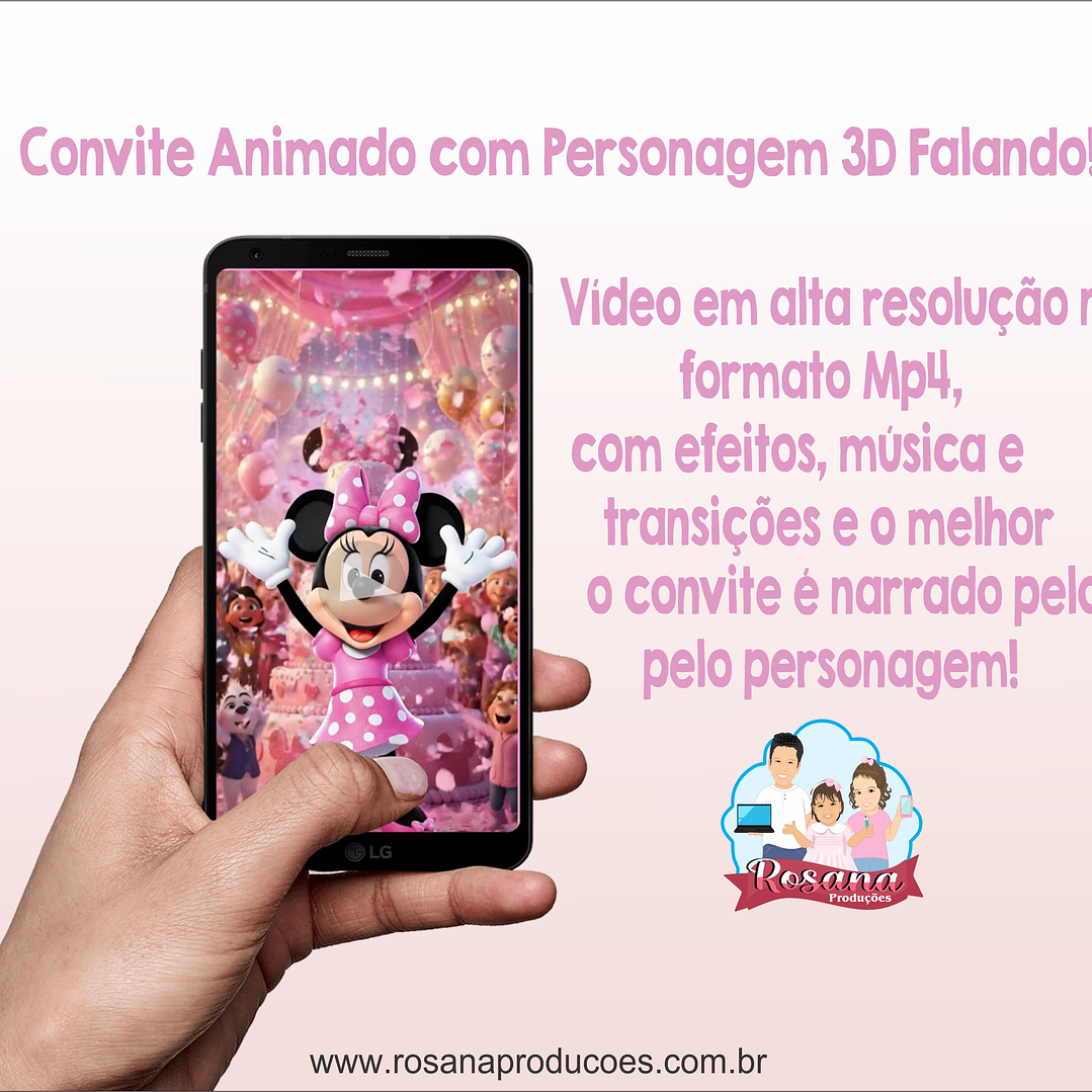 Convite Animado 3D Falado 1