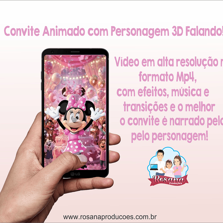 Convite Animado 3D Falado 1