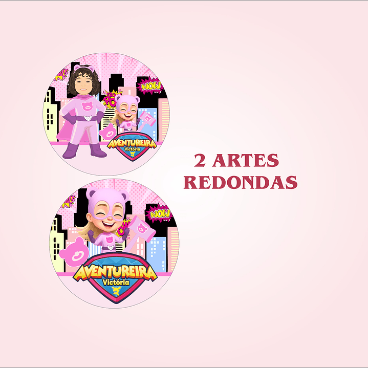 KIT ID VISUAL C/ CARICATURA + CONVITE INTERATIVO 3