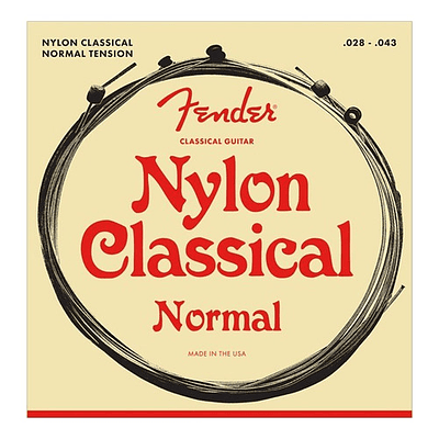 Set Cuerdas Fender Nylon Classical Clear