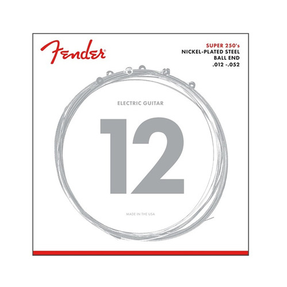 Set Cuerdas Fender Super 250s 12-52