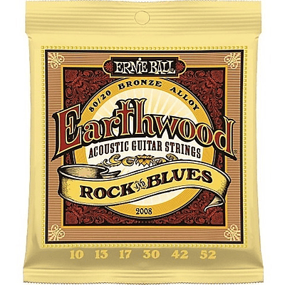 Ernie Ball Earthwood 80/20 Bronze Rock And Blues 10-52