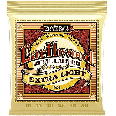 Ernie Ball Earthwood 80/20 Bronze Extra Light 10-50