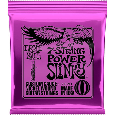 Ernie Ball 7 String Power Slinky 11-58