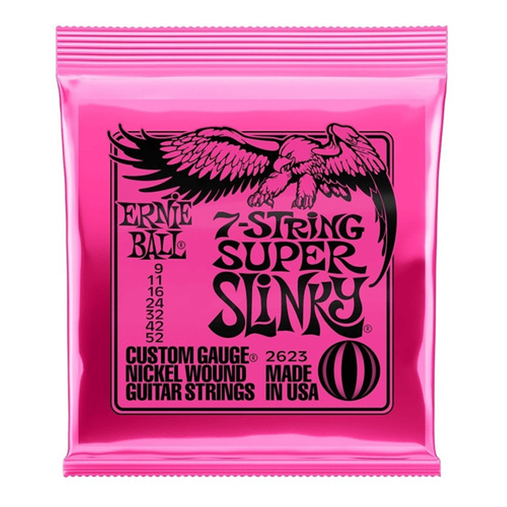 Ernie Ball 7 String Super Slinky 9-52