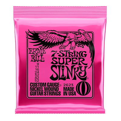 Ernie Ball 7 String Super Slinky 9-52