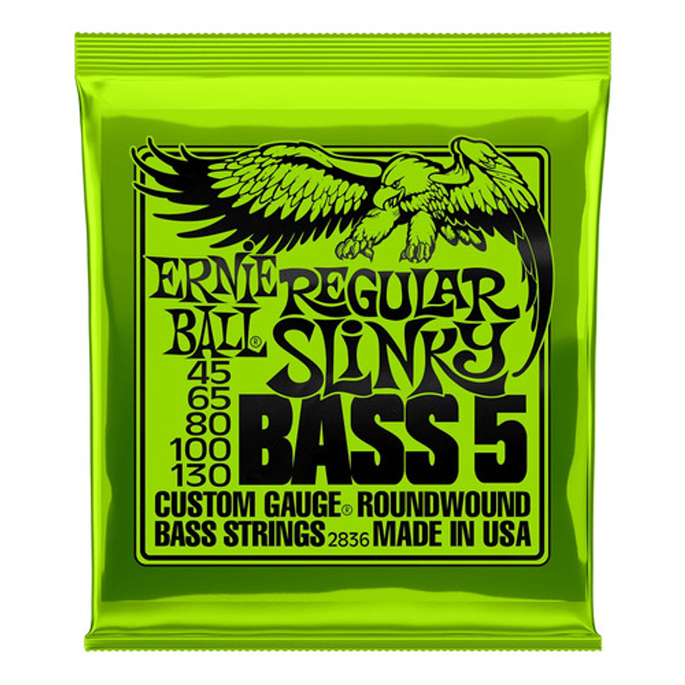 Ernie Ball Regular Slinky 5 Bass 45-130