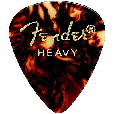 Uñetas Fender 351 Celuloide Heavy 12 Pack