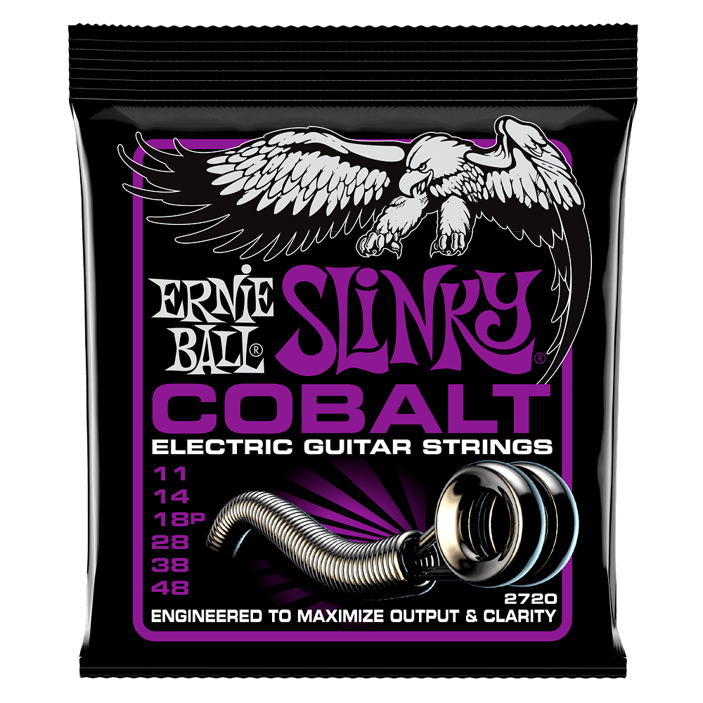 Power Slinky Cobalt Electric Guitar Strings - 11-48 