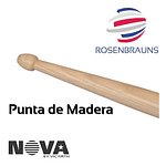 Baquetas Nova Punta Madera Hickory (by Vic Firth) - Rock