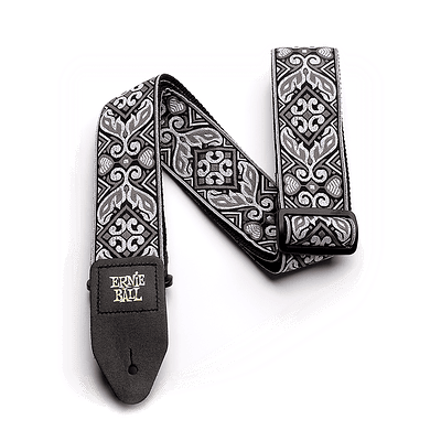 Tribal Silver Jacquard Strap 