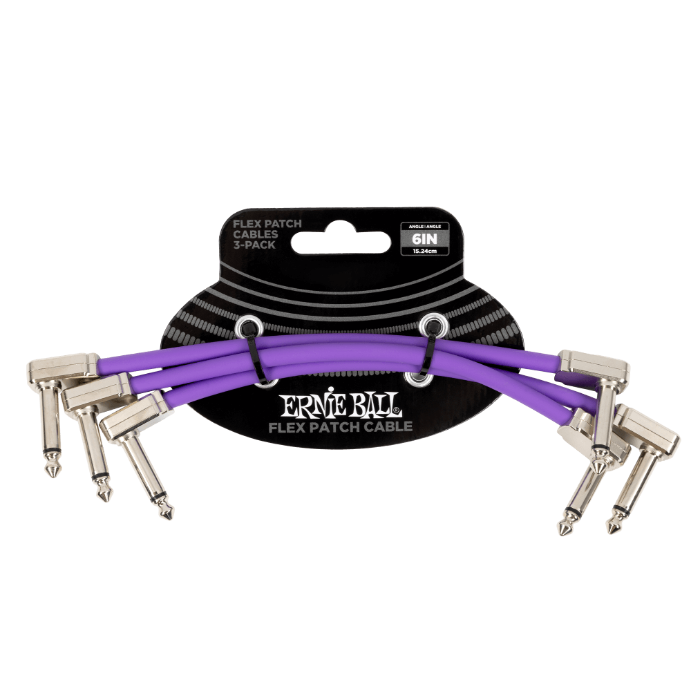 Pack 3 Cables Patch Flex 15cm - Purple P06452