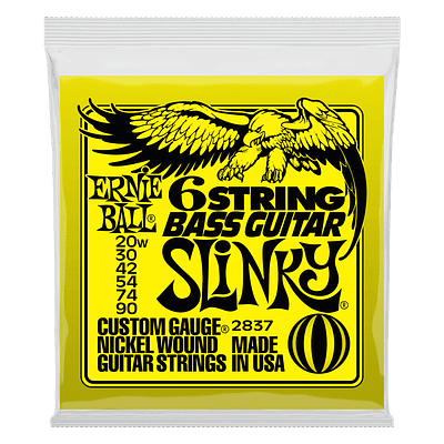 Slinky 6-String w/ small ball end 29 5/8 scale Bass Guitar Strings - 20-90 