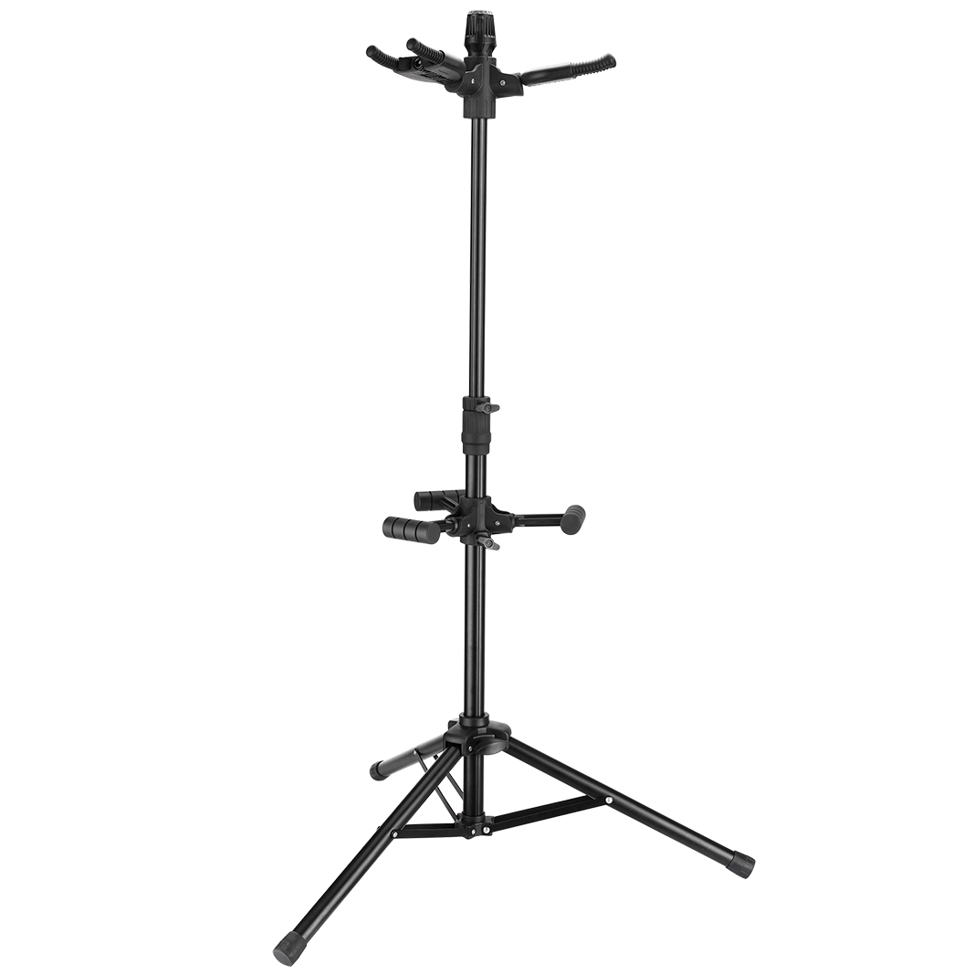 Atril Guitto Pedestal GGS-06T para 3 Guitarras o Bajos