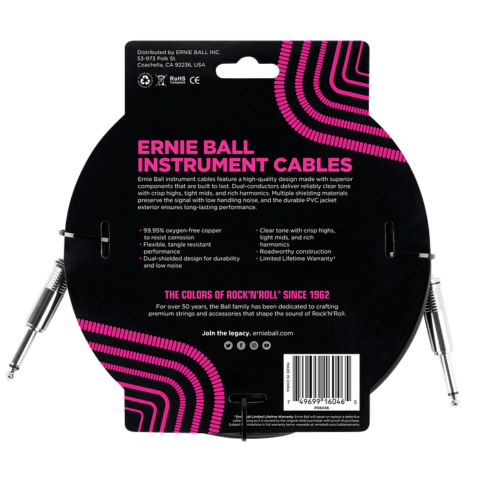 Cable de Instrumento Classic 6m 2