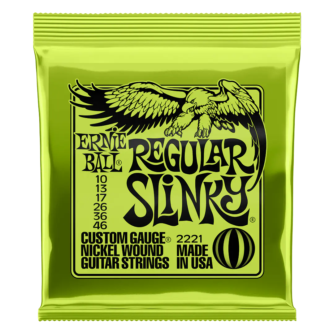 Cuerdas para Guitarra Eléctrica Regular Slinky 10-46 P02221 1
