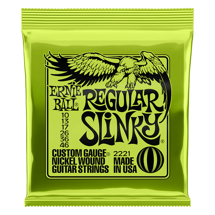 Cuerdas para Guitarra Eléctrica Regular Slinky 10-46 P02221 1