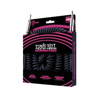Cable de Instrumento en Espiral Recto/Recto 9m - Black P06044