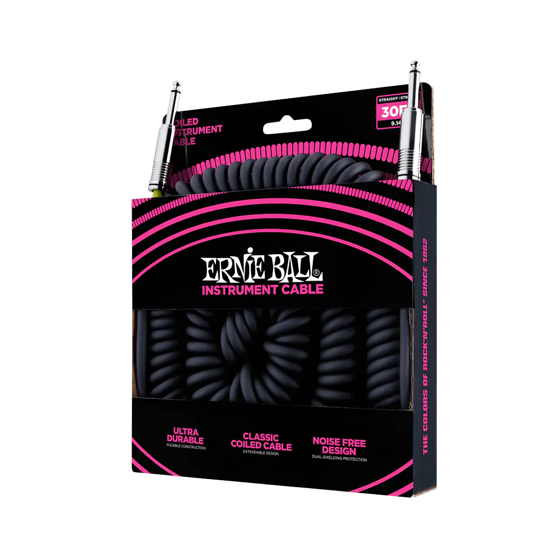 Cable de Instrumento en Espiral Recto/Recto 9m - Black P06044 1