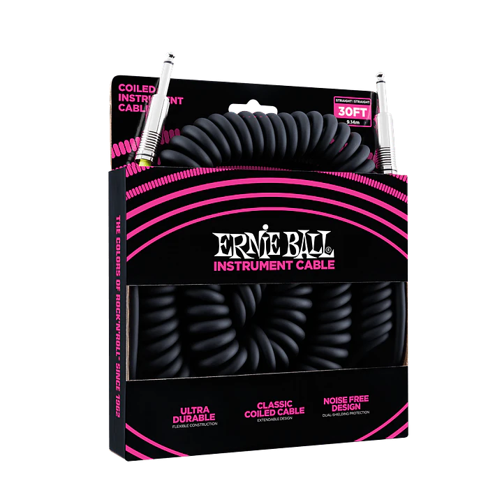Cable de Instrumento en Espiral Recto/Recto 9m - Black P06044 2