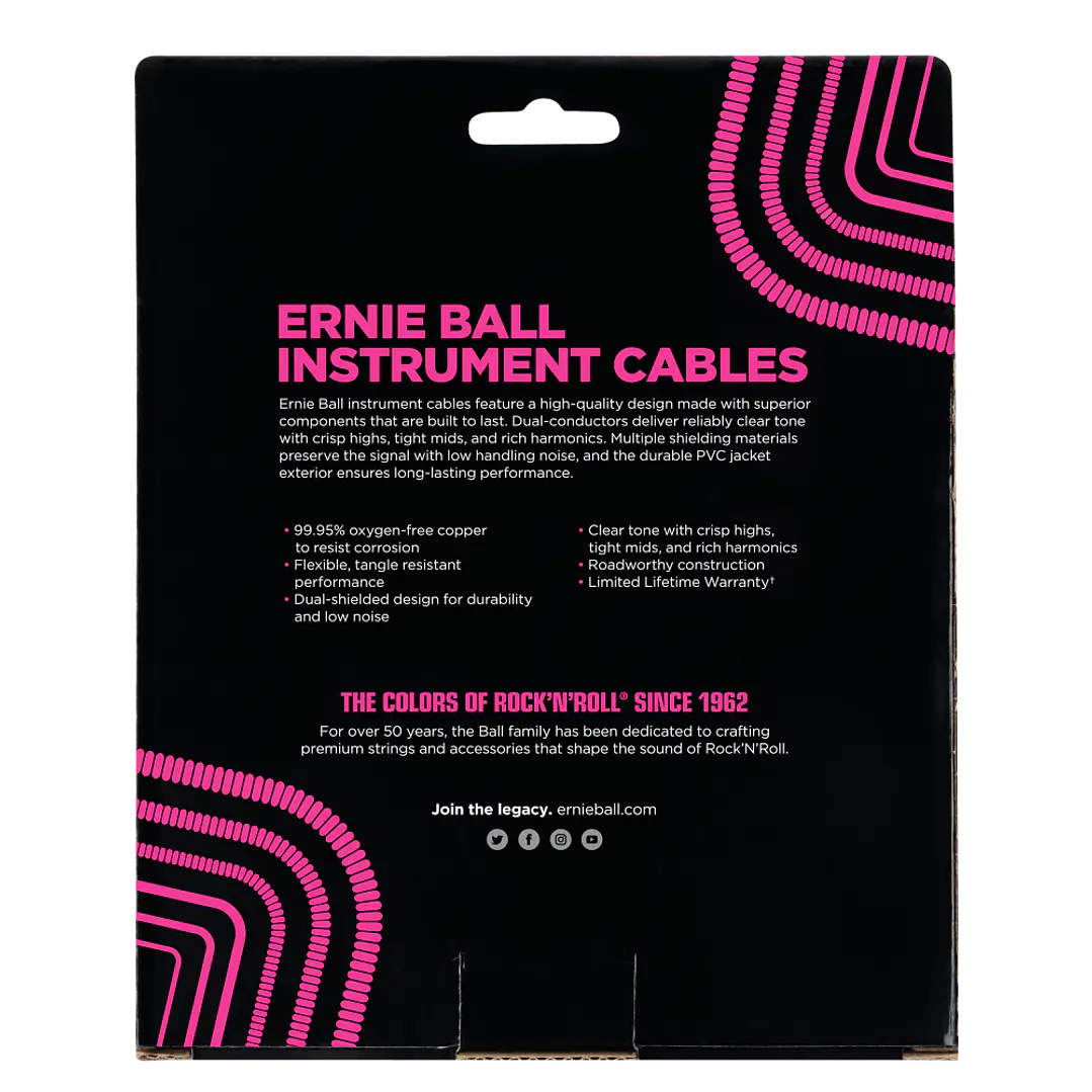 Cable de Instrumento en Espiral Recto/Recto 9m - Black P06044 3