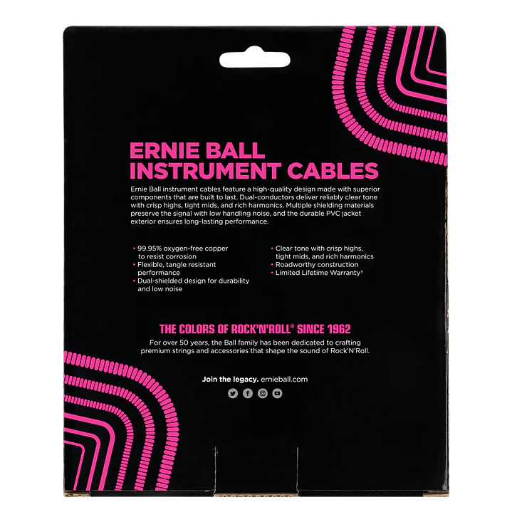 Cable de Instrumento en Espiral Recto/Recto 9m - Black P06044 3