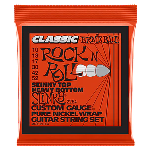 Cuerdas para Guitarra Eléctrica Skinny Top Heavy Bottom Classic Rock n Roll 10-52 P02254