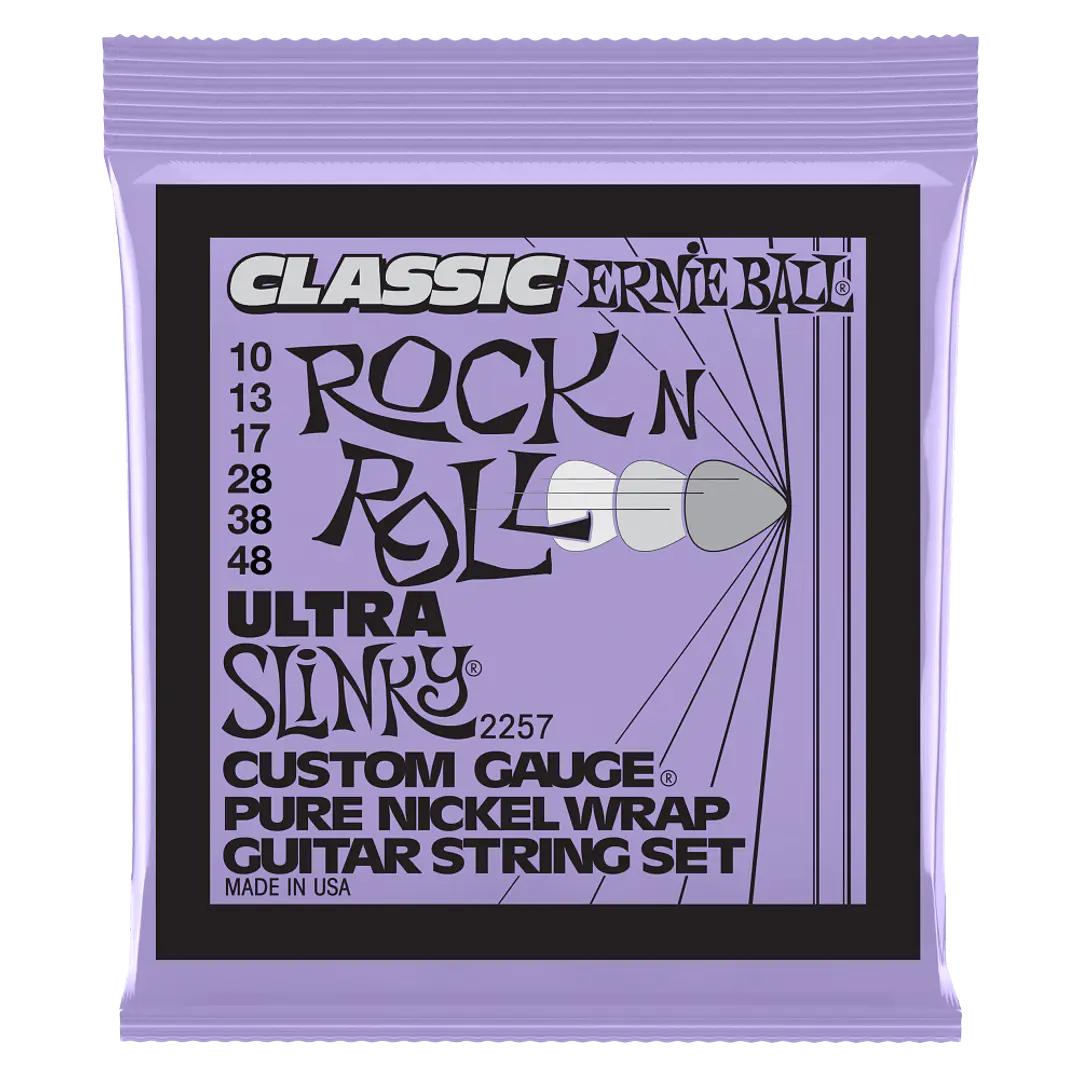 Cuerdas para Guitarra Eléctrica Ultra Slinky Classic Rock n Roll 10-48 P02257 1
