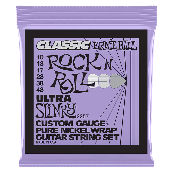 Cuerdas para Guitarra Eléctrica Ultra Slinky Classic Rock n Roll 10-48 P02257 1