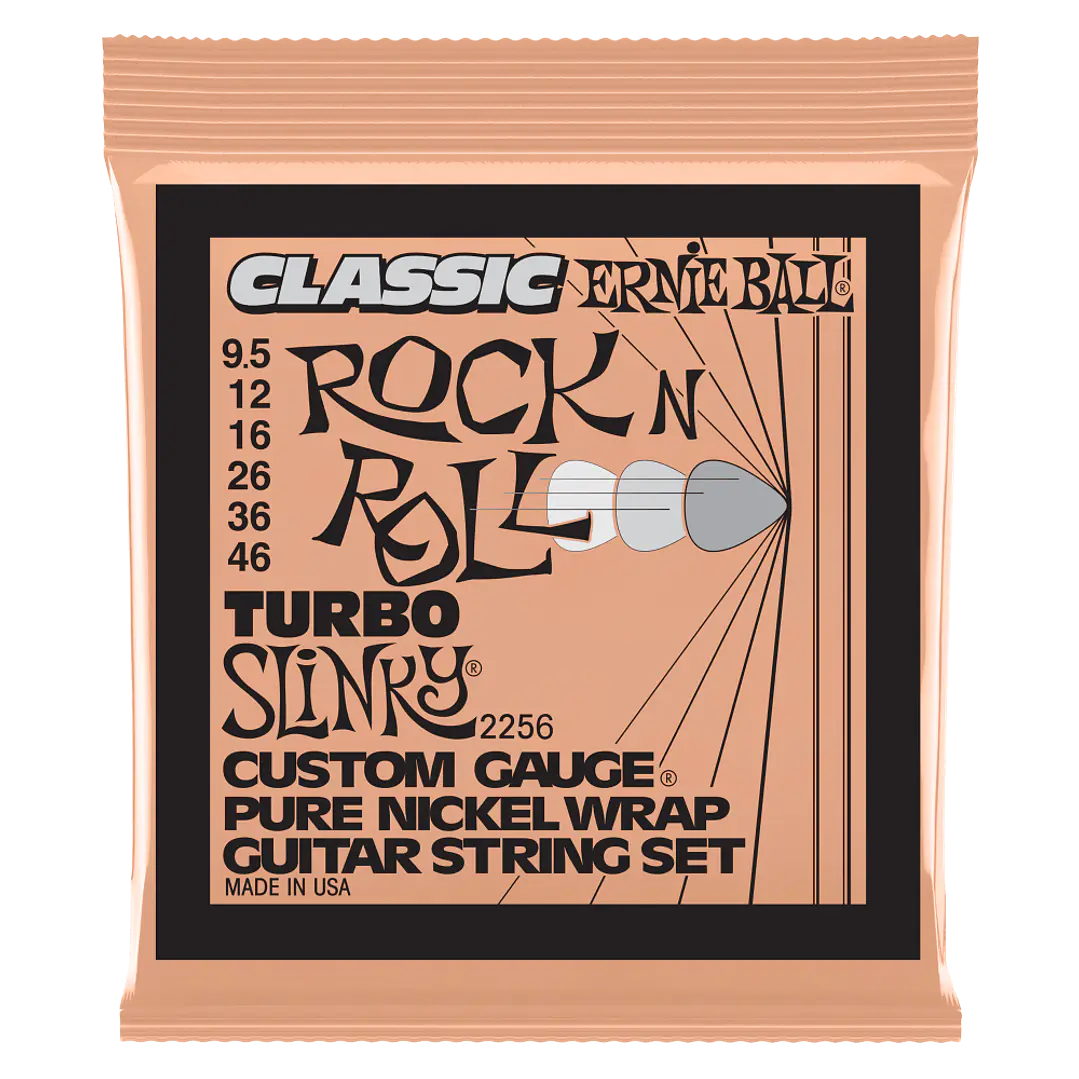 Cuerdas para Guitarra Eléctrica Turbo Slinky Classic Rock n Roll 9.5-46 P02256 1