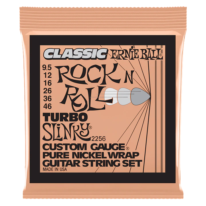 Cuerdas para Guitarra Eléctrica Turbo Slinky Classic Rock n Roll 9.5-46 P02256 1