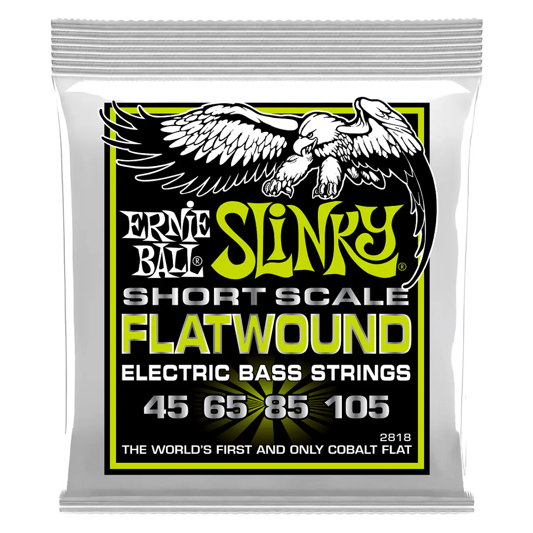 Cuerdas para Bajo Eléctrico Escala Corta Regular Slinky Flatwound 45-105 P02818 1