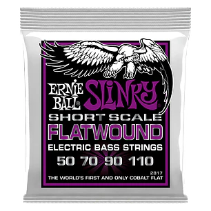 Cuerdas para Bajo Eléctrico Escala Corta Power Slinky Flatwound 50-110 P02817