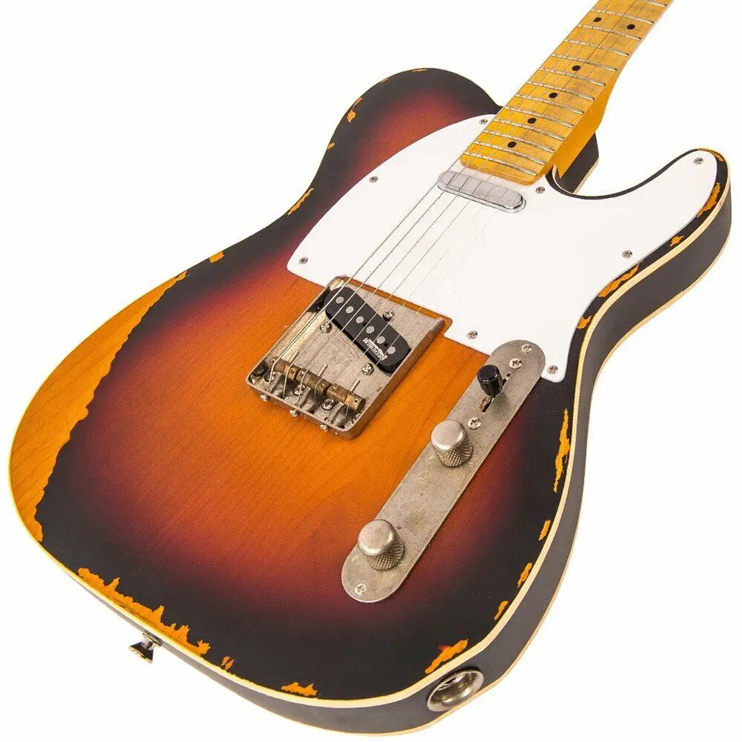 Guitarra Vintage Eléctrica V59 Icon Series T-Style Sunburst 3