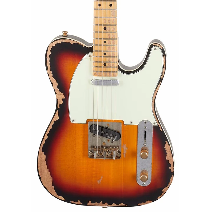 Guitarra Vintage Eléctrica V59 Icon Series T-Style Sunburst 5