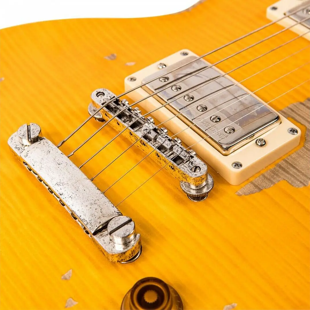 Guitarra Vintage Eléctrica V100 Icon Series Lemon Drop 5