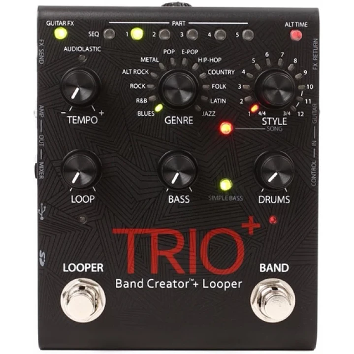 Pedal Digitech TRIO+ Band Creator + Looper 1